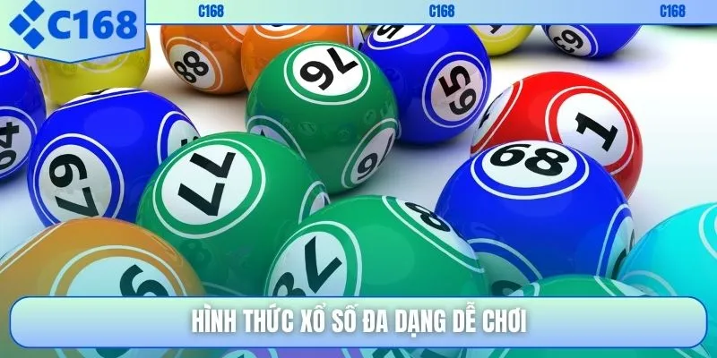 Hình thức xổ số đa dạng dễ chơi